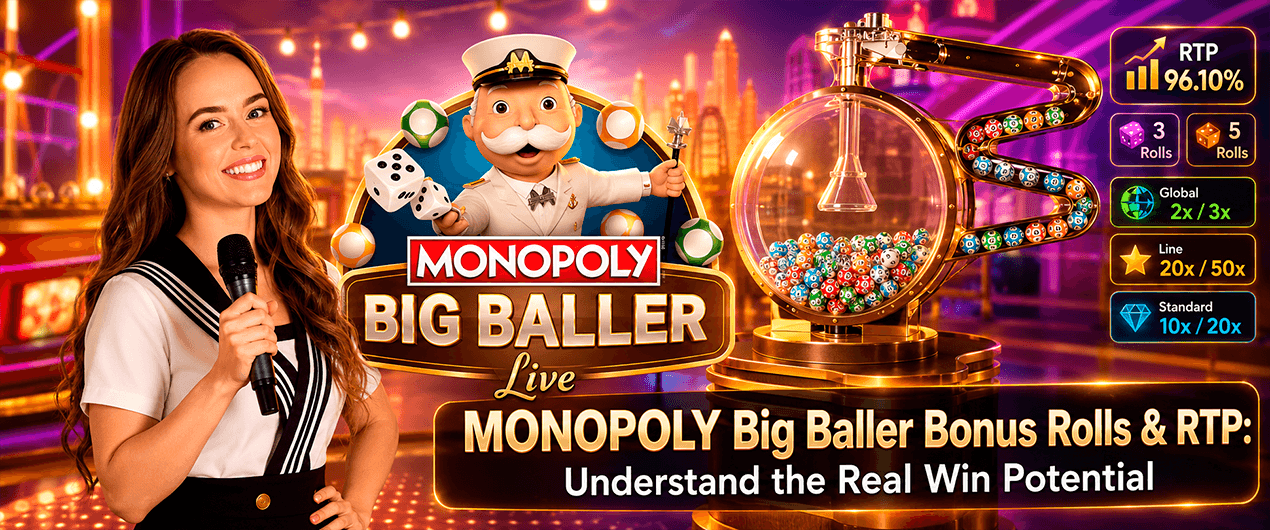 MONOPOLY Big Baller Bonus Rolls & RTP: Understand the Real Win Potential